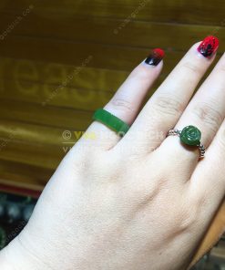 Nhẫn Ngọc Bích Nephrite Jade (VNB-NN022-2)