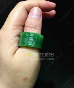 Nhẫn Càn Long Ngọc Bích Nephrite Jade VIP (VNB-NN036-1) 23 Nhẫn Càn Long Ngọc Bích Nephrite Jade VIP (VNB-NN036-1)
