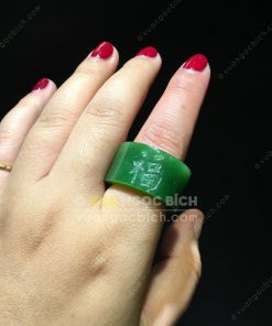 Nhẫn Càn Long Ngọc Bích Nephrite Jade VIP (VNB-NN036-1) 21 Nhẫn Càn Long Ngọc Bích Nephrite Jade VIP (VNB-NN036-1)