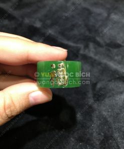 Nhẫn Càn Long Ngọc Bích Nephrite Jade VIP (VNB-NN036-1) 25 Nhẫn Càn Long Ngọc Bích Nephrite Jade VIP (VNB-NN036-1)