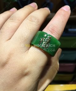 Nhẫn Càn Long Ngọc Bích Nephrite Jade VIP (VNB-NN036-1) 24 Nhẫn Càn Long Ngọc Bích Nephrite Jade VIP (VNB-NN036-1)