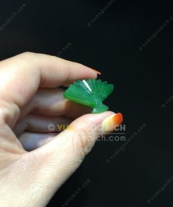 Mặt Dây Chiếc Quạt Ngọc Bích Nephrite Jade(VNB-MD221)