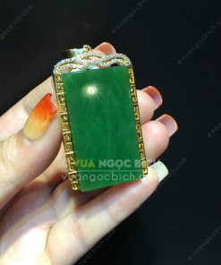 Mặt Dây Ngọc Bích Nephrite Jade (VNB-MD227-1) 40 Mặt Dây Ngọc Bích Nephrite Jade (VNB-MD227-1)