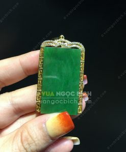 Mặt Dây Ngọc Bích Nephrite Jade (VNB-MD227-1) 28 Mặt Dây Ngọc Bích Nephrite Jade (VNB-MD227-1)