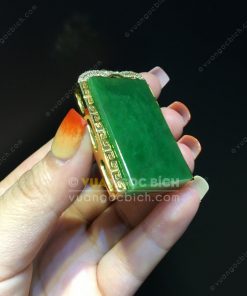 Mặt Dây Ngọc Bích Nephrite Jade (VNB-MD227-1) 39 Mặt Dây Ngọc Bích Nephrite Jade (VNB-MD227-1)