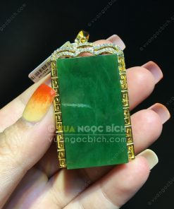 Mặt Dây Ngọc Bích Nephrite Jade (VNB-MD227-1) 35 Mặt Dây Ngọc Bích Nephrite Jade (VNB-MD227-1)