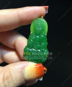 Mặt Phật Bà Quan Âm Ngọc Bích RUS VVIP Bọc Vàng (VNB-MD206-1) 25 Mặt Phật Bà Quan Âm Ngọc Bích RUS VVIP Bọc Vàng (VNB - MD206-1)