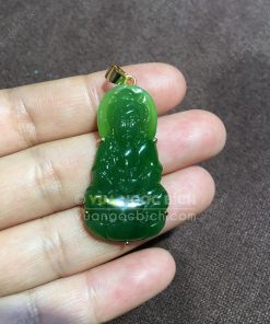 Mặt Phật Bà Quan Âm Ngọc Bích RUS VVIP Bọc Vàng (VNB-MD206-1) 23 Mặt Phật Bà Quan Âm Ngọc Bích RUS VVIP Bọc Vàng (VNB - MD206-1)