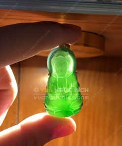 Mặt Phật Bà Quan Âm Ngọc Bích RUS VVIP Bọc Vàng (VNB-MD206-1) 20 Mặt Phật Bà Quan Âm Ngọc Bích RUS VVIP Bọc Vàng (VNB - MD206-1)