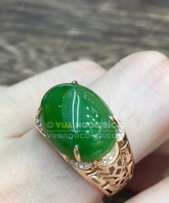 Nhẫn Ngọc Bích Nephrite Jade (VNB-NN116) 13 Nhẫn Ngọc Bích Nephrite Jade (VNB-NN116)