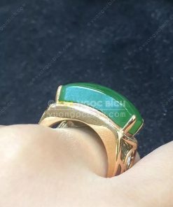 Nhẫn Ngọc Bích Nephrite Jade (VNB-NN119) 16 Nhẫn Ngọc Bích Nephrite Jade (VNB-NN119)