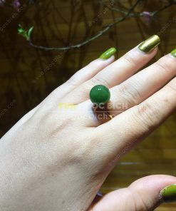 Nhẫn Ngọc Bích Nephrite Jade (VNB-NN081) 20 Nhẫn Ngọc Bích Nephrite Jade (VNB-NN081)