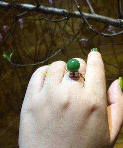 Nhẫn Ngọc Bích Nephrite Jade (VNB-NN081) 19 Nhẫn Ngọc Bích Nephrite Jade (VNB-NN081)