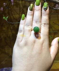Nhẫn Ngọc Bích Nephrite Jade (VNB-NN081) 18 Nhẫn Ngọc Bích Nephrite Jade (VNB-NN081)