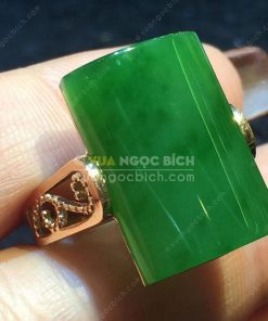 Nhẫn Ngọc Bích Nephrite Jade (VNB-NN107) 16 Nhẫn Ngọc Bích Nephrite Jade (VNB-NN107)