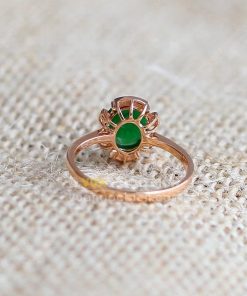 Nhẫn Ngọc Bích Nephrite Jade (VNB-NN108) 18 Nhẫn Ngọc Bích Nephrite Jade (VNB-NN108)