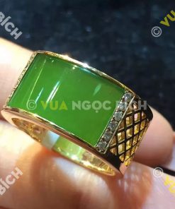 Nhẫn Ngọc Bích Nephrite Jade (VNB-NN110)