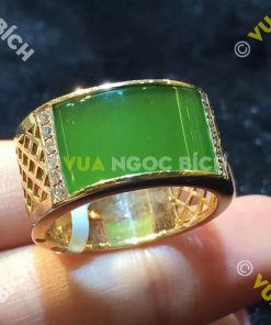 Nhẫn Ngọc Bích Nephrite Jade (VNB-NN110)