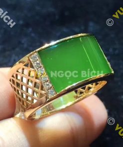 Nhẫn Ngọc Bích Nephrite Jade (VNB-NN110)