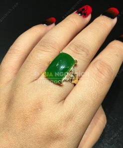 Nhẫn Ngọc Bích Nephrite Jade (VNB-NN111)