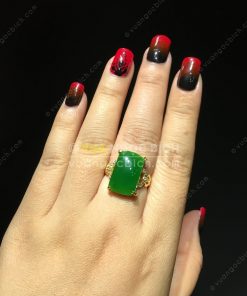 Nhẫn Ngọc Bích Nephrite Jade (VNB-NN111)