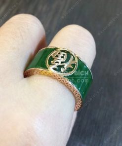 Nhẫn Ngọc Bích Nephrite Jade (VNB-NN112) 18 Nhẫn Ngọc Bích Nephrite Jade (VNB-NN112)