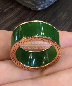 Nhẫn Ngọc Bích Nephrite Jade (VNB-NN112)