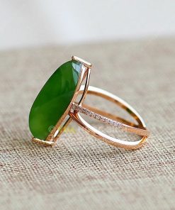 Nhẫn Ngọc Bích Nephrite Jade (VNB-NN114) 18 Nhẫn Ngọc Bích Nephrite Jade (VNB-NN114)