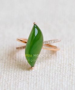 Nhẫn Ngọc Bích Nephrite Jade (VNB-NN114)