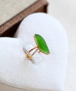 Nhẫn Ngọc Bích Nephrite Jade (VNB-NN114) 16 Nhẫn Ngọc Bích Nephrite Jade (VNB-NN114)