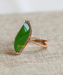 Nhẫn Ngọc Bích Nephrite Jade (VNB-NN114)