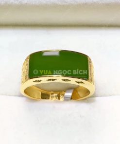 Nhẫn Ngọc Bích Nephrite Jade (VNB-NN117) 16 Nhẫn Ngọc Bích Nephrite Jade (VNB-NN117)