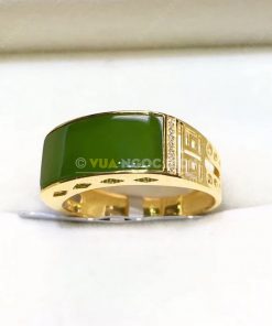 Nhẫn Ngọc Bích Nephrite Jade (VNB-NN117) 14 Nhẫn Ngọc Bích Nephrite Jade (VNB-NN117)