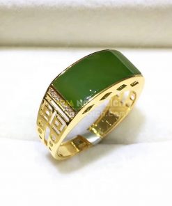 Nhẫn Ngọc Bích Nephrite Jade (VNB-NN117)