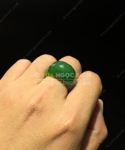 Nhẫn Yên Ngựa Ngọc Bích Nephrite Jade (VNB-NN109) 20 Nhẫn Yên Ngựa Ngọc Bích Nephrite Jade (VNB-NN109)