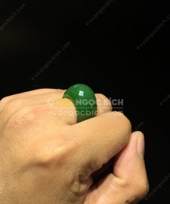 Nhẫn Yên Ngựa Ngọc Bích Nephrite Jade (VNB-NN109)
