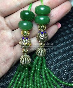 Treo xe ô tô Ngọc Bích Nephrite Jade (VNB-VPPT017)