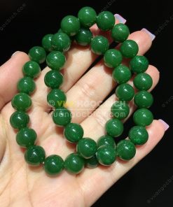 Vòng Tay Ngọc Bích Nephrite Jade 10mm VIP (VNB-VT050-2)