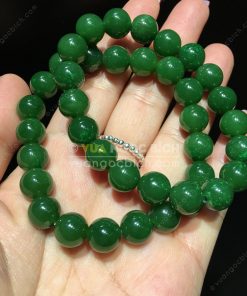 Vòng Tay Ngọc Bích Nephrite Jade 10mm VIP (VNB-VT050-2)