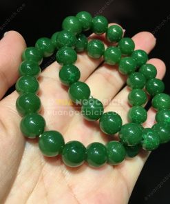 Vòng Tay Ngọc Bích Nephrite Jade 10mm VIP (VNB-VT050-2)