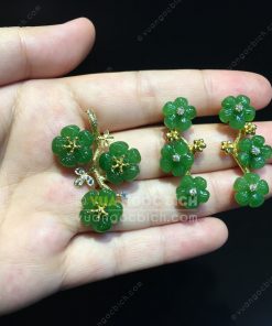 Bông Tai Hoa 5 Cánh Ngọc Bích Nephrite Jade VIP (VNB-BT218) 22 Bông Tai Hoa 5 Cánh Ngọc Bích Nephrite Jade VIP (VNB-BT218)