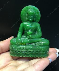 Tượng Phật Hoà Bình Ngọc Bích Nephrite Jade (VNB-TUONG002)