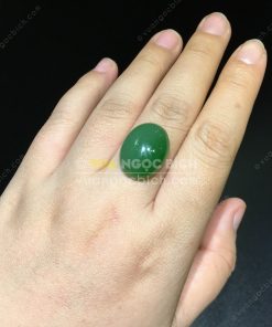 Mặt đá trang sức Ngọc Bích Nephrite Jade (VNB-MDTS005)