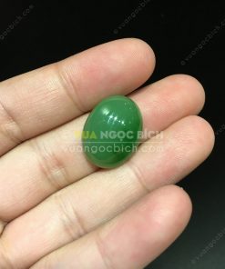 Mặt đá trang sức Ngọc Bích Nephrite Jade (VNB-MDTS005)