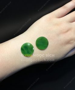 Mặt đá trang sức Ngọc Bích Nephrite Jade (VNB-MDTS007) 14 Mặt đá trang sức Ngọc Bích Nephrite Jade (VNB-MDTS007)