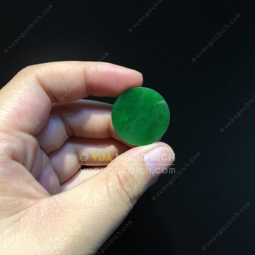 Mặt đá trang sức Ngọc Bích Nephrite Jade (VNB-MDTS007)