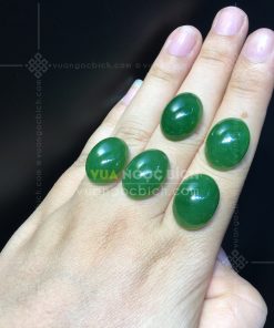 Mặt đá trang sức Ngọc Bích Nephrite Jade (VNB-MDTS008) 14 Mặt đá trang sức Ngọc Bích Nephrite Jade (VNB-MDTS008)