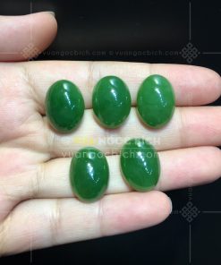 Mặt đá trang sức Ngọc Bích Nephrite Jade (VNB-MDTS008) 13 Mặt đá trang sức Ngọc Bích Nephrite Jade (VNB-MDTS008)