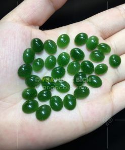 Mặt đá trang sức Ngọc Bích Nephrite Jade (VNB-MDTS010)