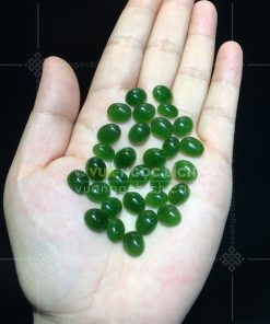 Mặt đá trang sức Ngọc Bích Nephrite Jade (VNB-MDTS010)